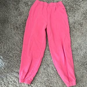 Hollister pink sweatpants
